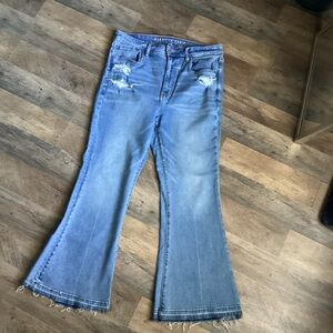 American Eagle Outfitters Light Blue Flare Jeans